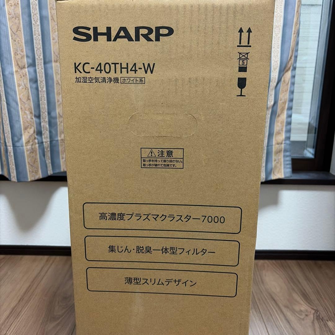 【新品未使用】SHARP★加湿空気清浄　KC-40TH7-W