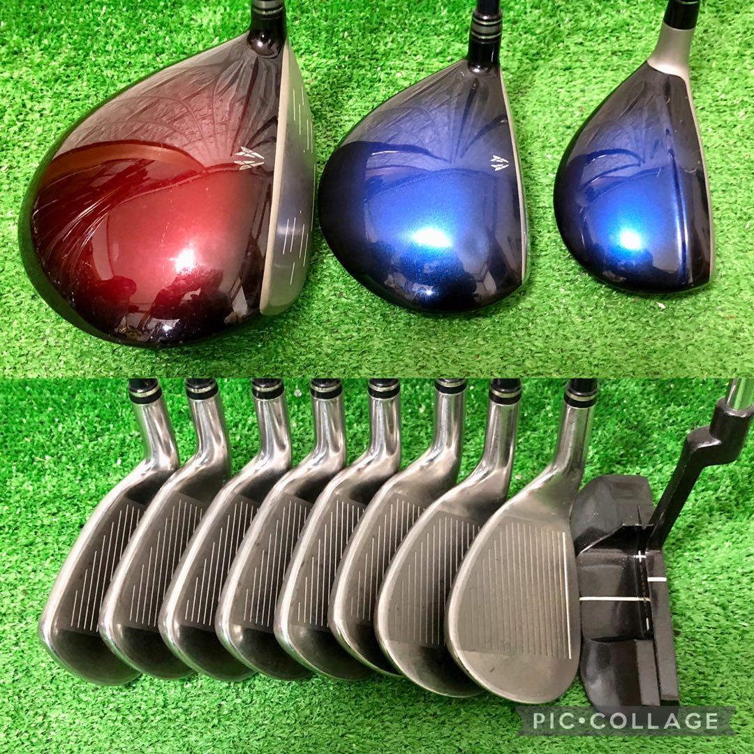 初心者おすすめ☆メンズ ゴルフクラブセット☆ゼクシオテン☆キャディバッグ付超豪華