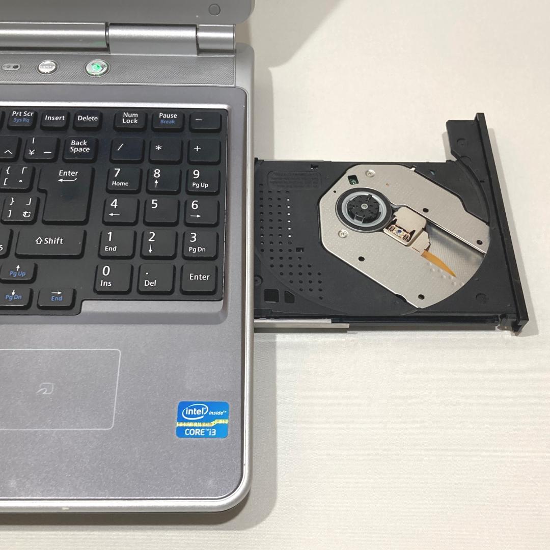 初心者✨大画面・DVD・大容量✨シルバー✨すぐ使えるノートパソコン◇T359-3