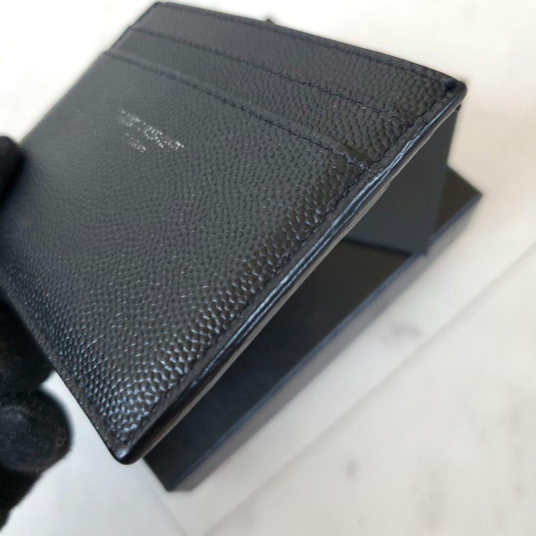 良品 サンローラン 名刺入れ カードケース キャビア Saint Laurent