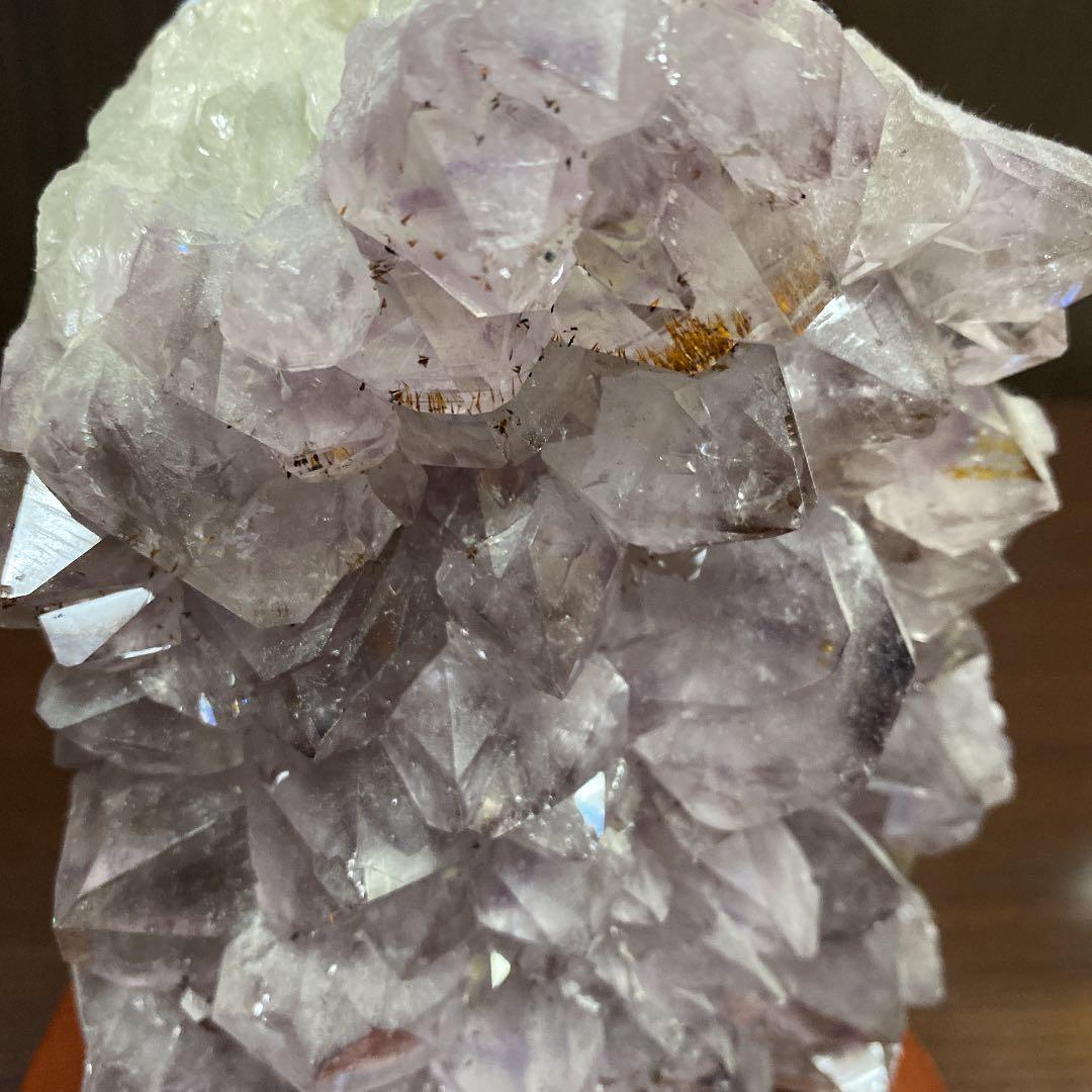 キッラキラのカコクセナイトinアメジストの巨大ライト！ディスプレイにも◎