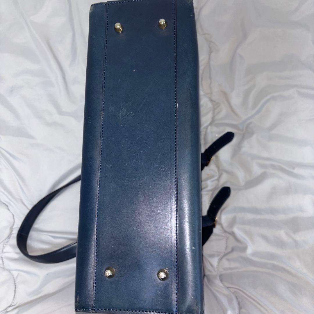 A4 通勤 ビジネス トートバッグ ネイビー