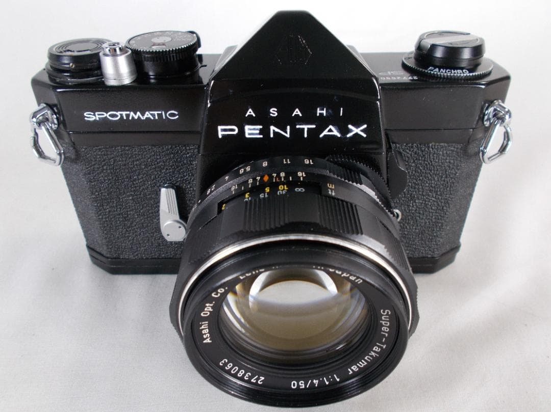 フィルムカメラ 整備済　Pentax SP　+ レンズ f/1.4　K263
