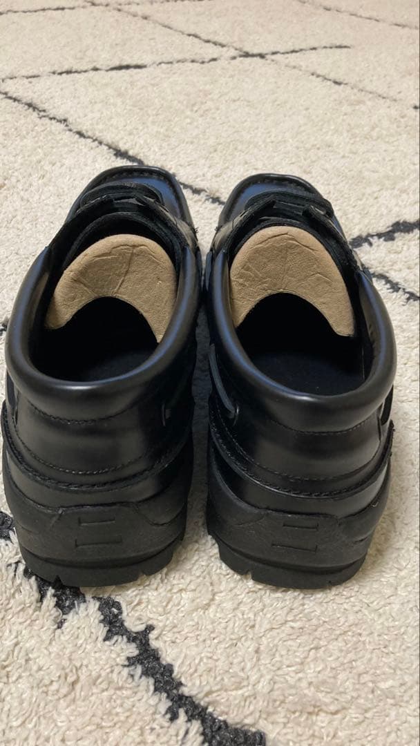 ZARA × VIBRAM ブラックデッキシューズ　美品