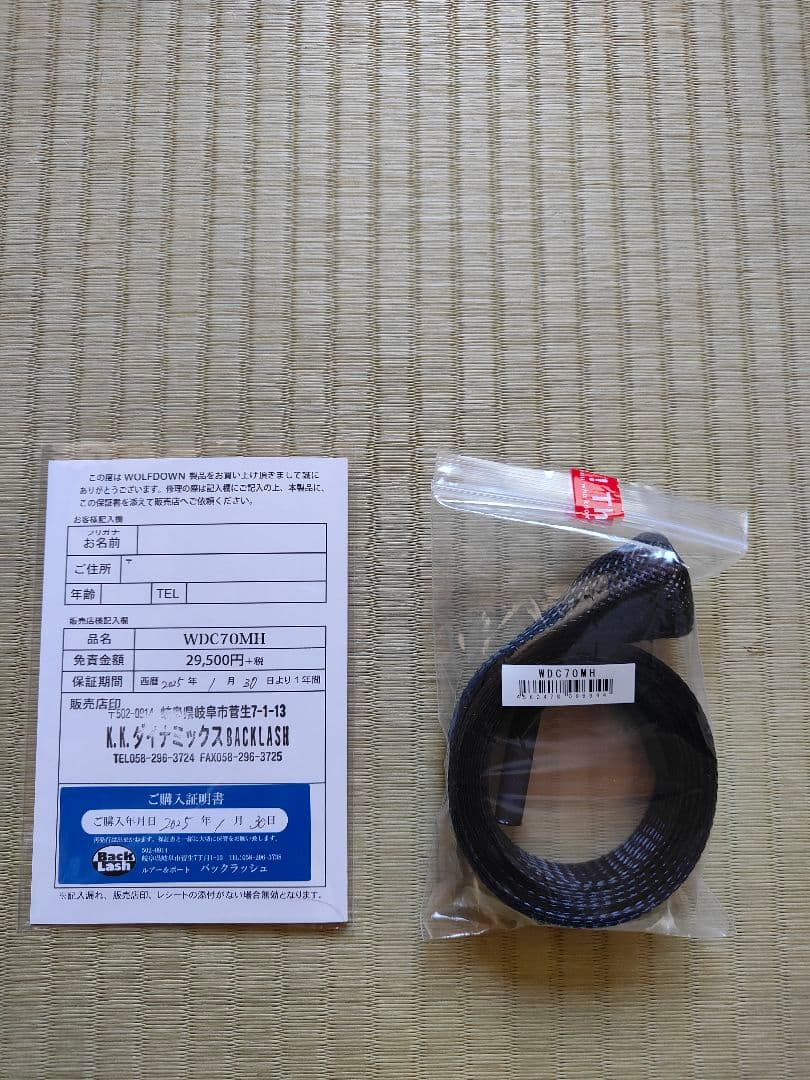 WOLFDOWN WDC70MH ウルフダウンロッド