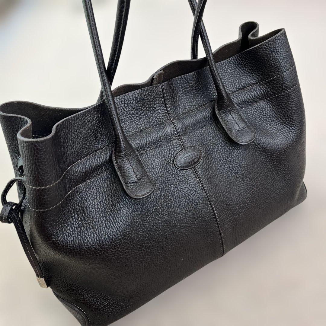 ポン太郎@出張中につき受取評価遅めです TOD'S トッズトートバッグ