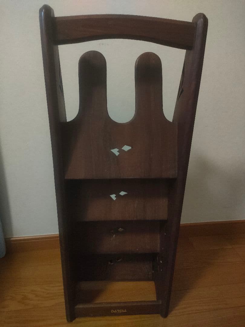 アンティーク　DARGIA 木製スリッパラック