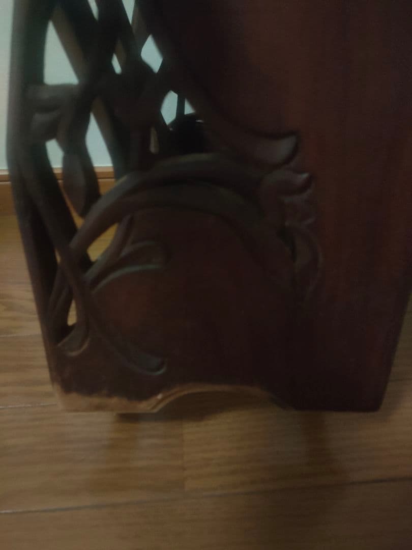 アンティーク　DARGIA 木製スリッパラック