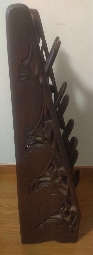 アンティーク　DARGIA 木製スリッパラック