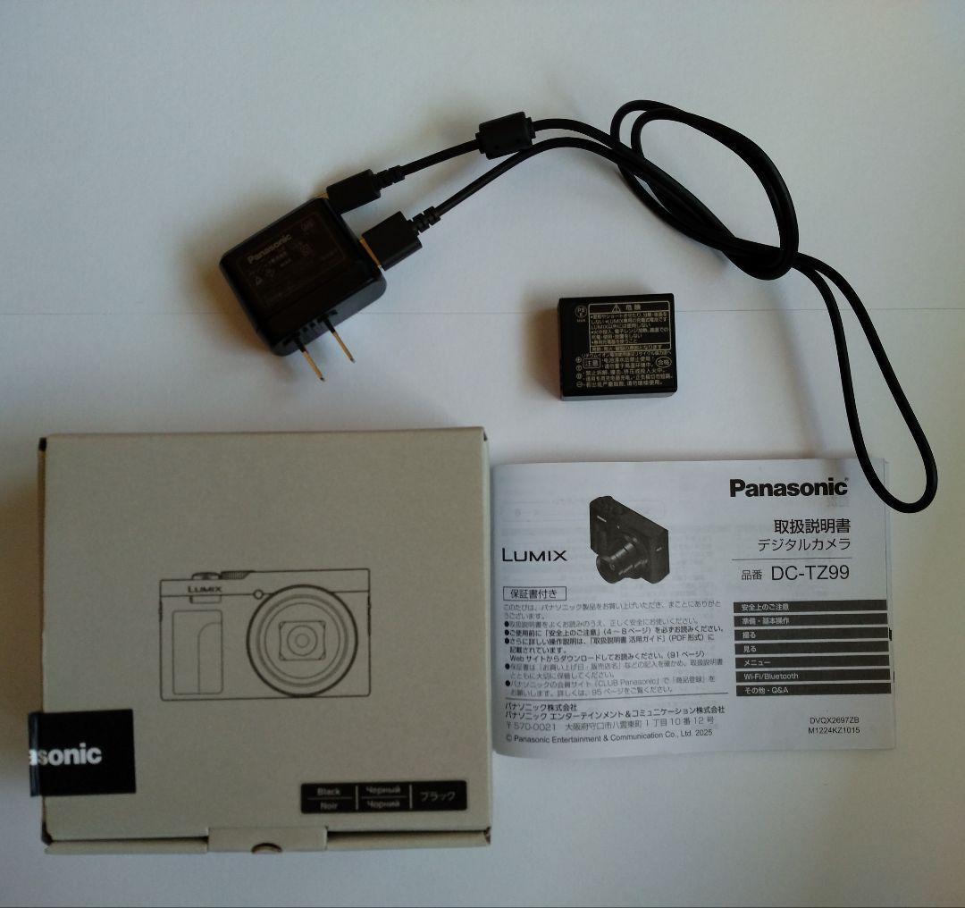 Panasonic LUMIX tz99★2025/6購入★5年延長保証付★美品