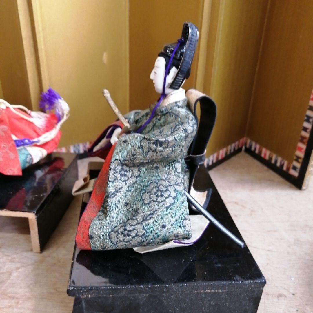 骨董　お雛様　小ぶり　ひな祭り　雛道具　明治時代　いろいろセット