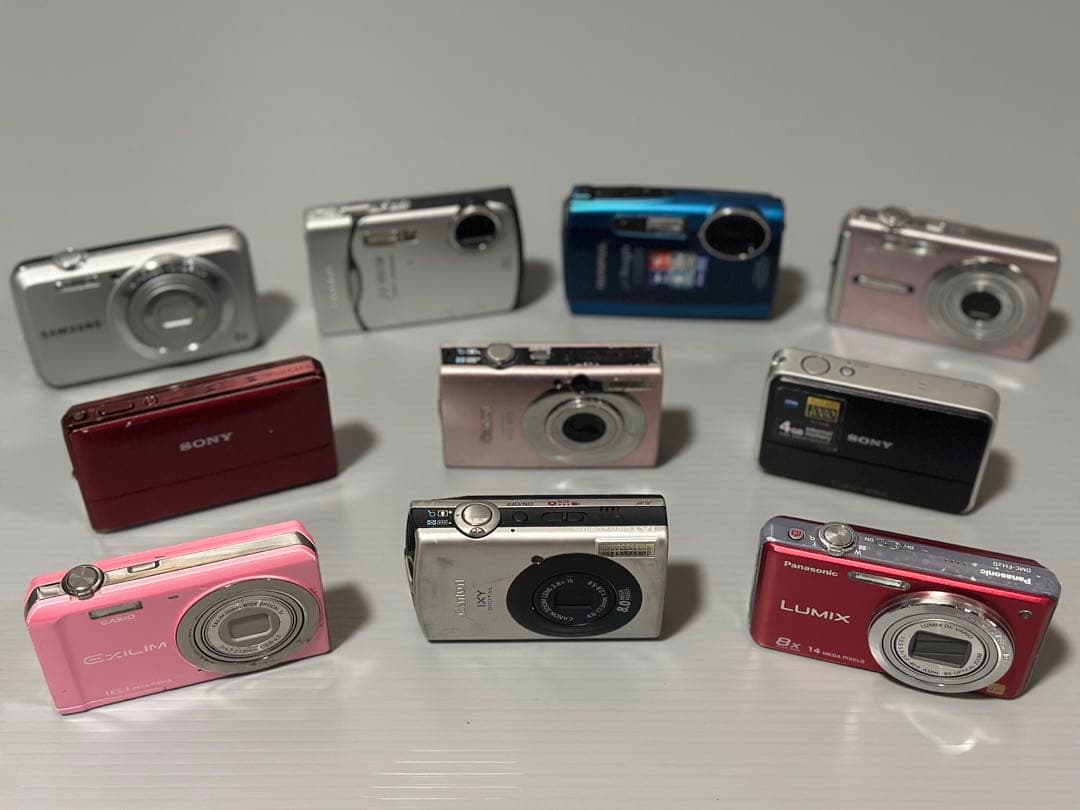 10台 デジカメラ まとめ【動作未確認ジャンク扱】④