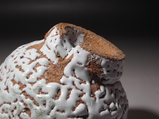 【セール中】★　十一代　三輪休雪　茶碗　不老　裏千家十五代鵬雲斎の花押★x542