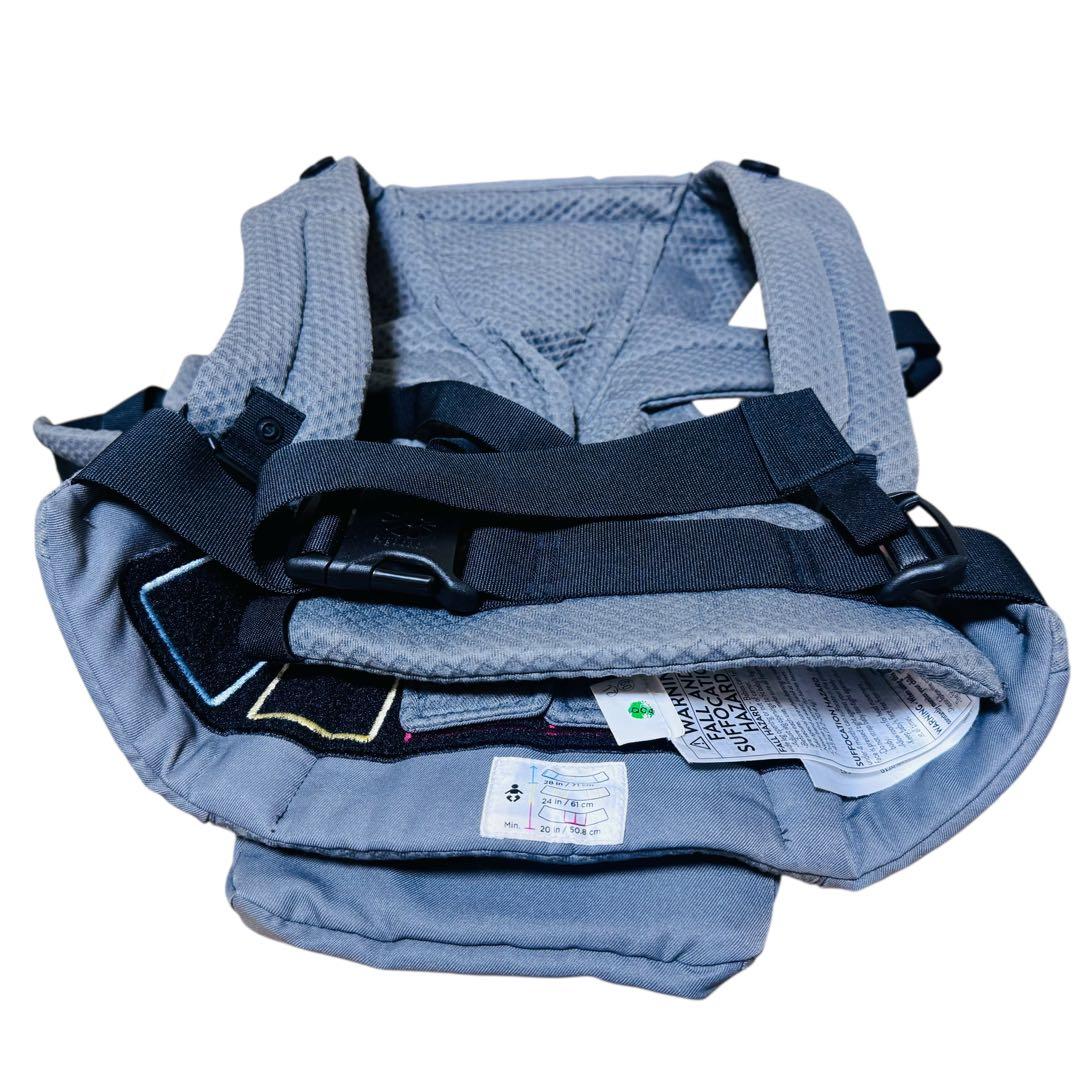 人気【美品】エルゴベビー ErgoBaby オムニブリーズ グラファイトグレー