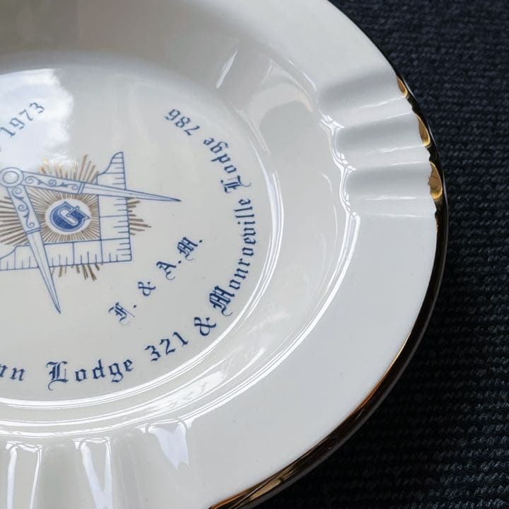 【値下】フリーメイソン 皿　アンティーク