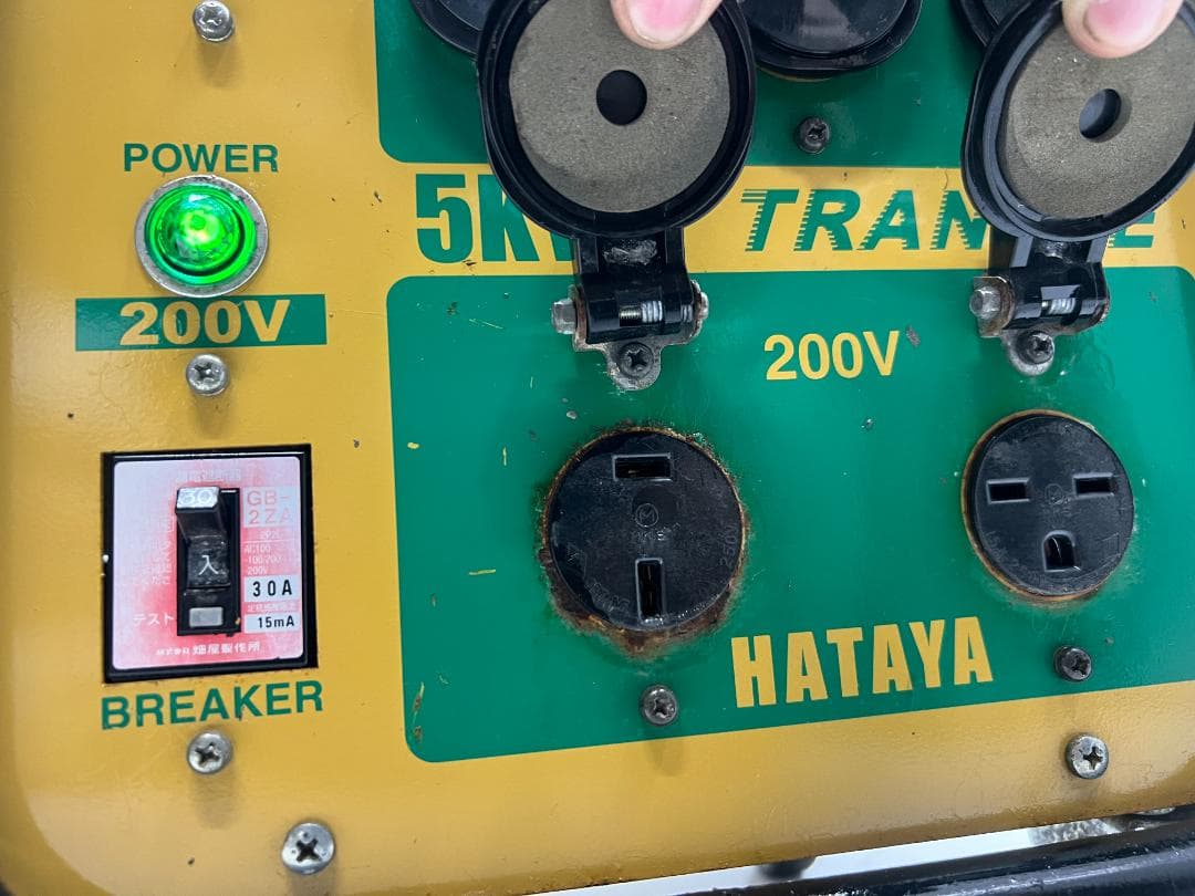 HATAYA ハタヤ HLV-05A トランス 5KVA 【中古品】81DD2