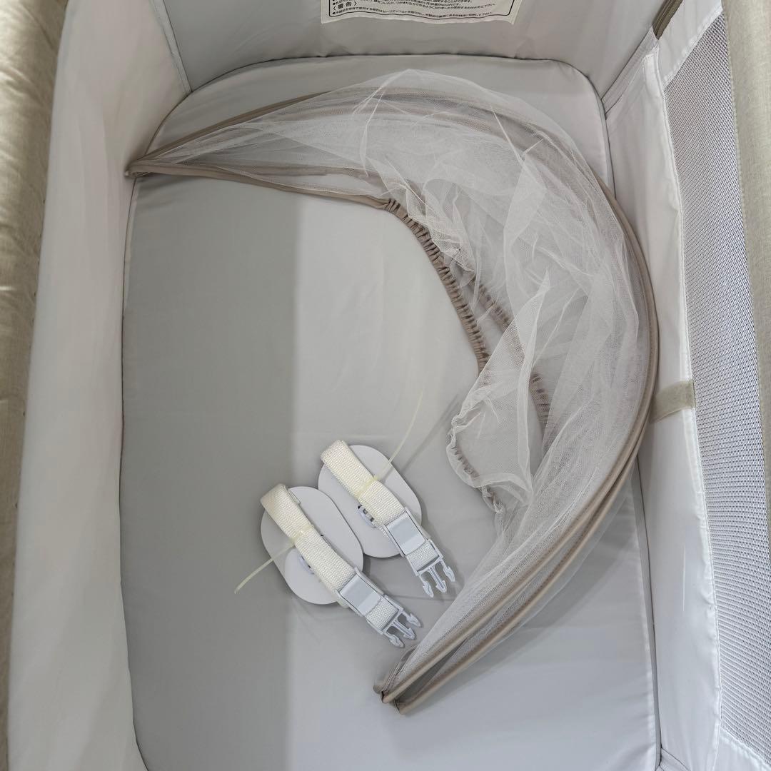 【美品】KATOJI Soine 折りたたみ式ベビーベッド