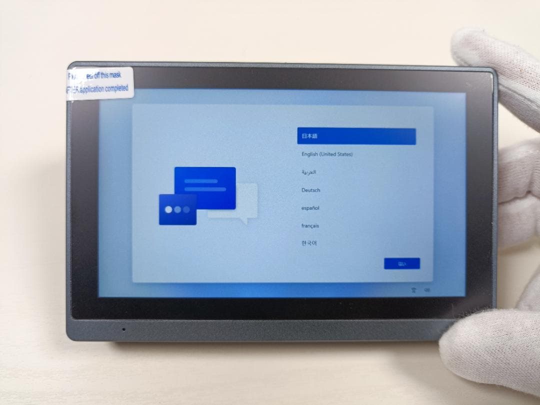 使用短め HigolePC GOLE2 Pro ／モニターバッテリー内蔵ミニPC