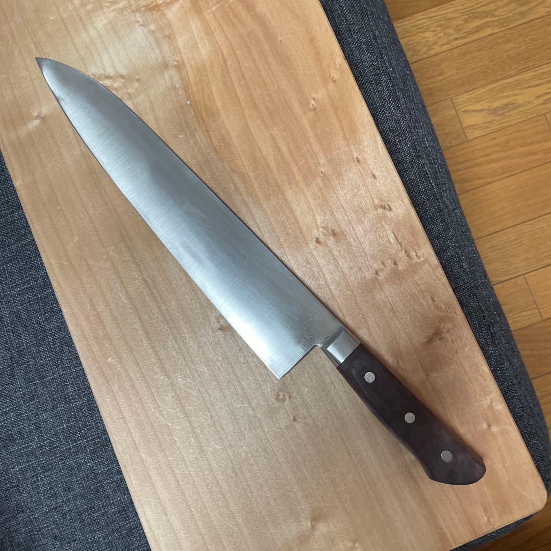 源　菊虎　日本鋼本鍛錬　牛刀　尺