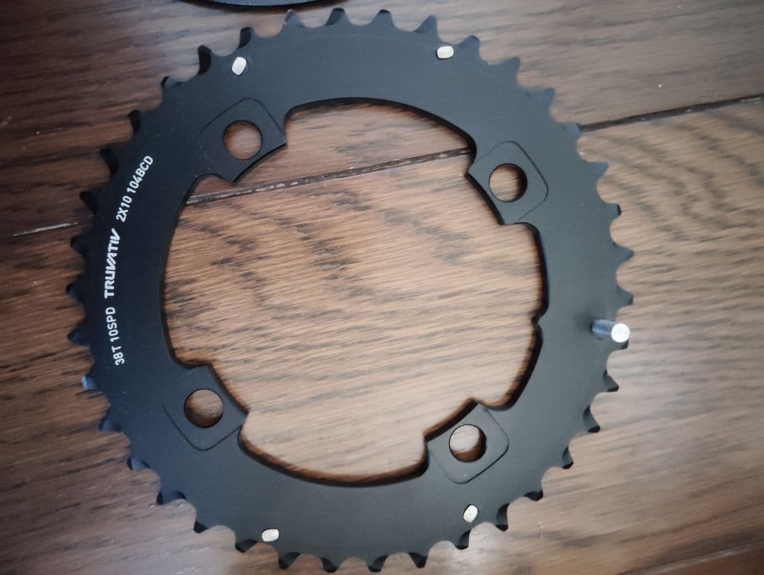 新品SRAM 10速対応 38T PCD104 チェーンリング &バッシュガード
