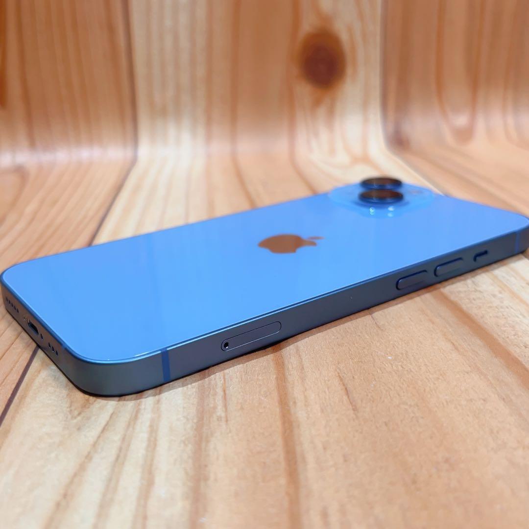 SIMフリー 本体 iPhone 14 128 GB ブルー 537 電池良好