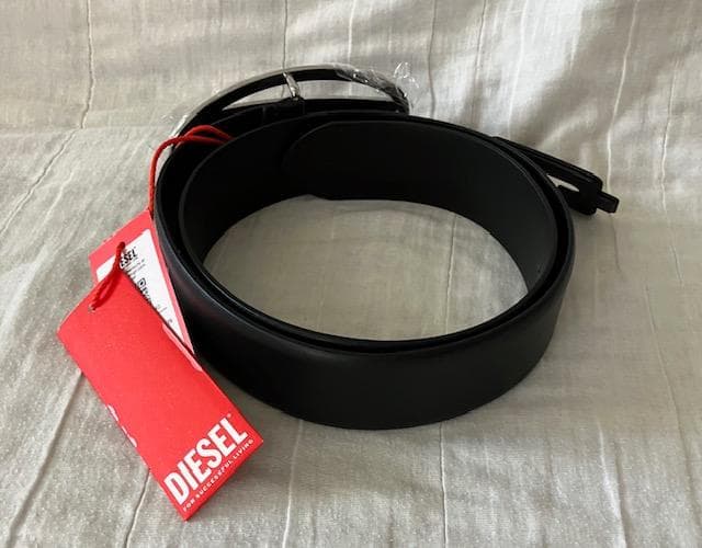 75サイズ DIESEL ディーゼル B-1DR STRASS レザーベルト