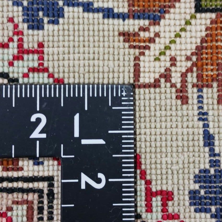 専用Y3182 高級ペルシャ絨毯 大判 シルク100% 手織り 293㎝