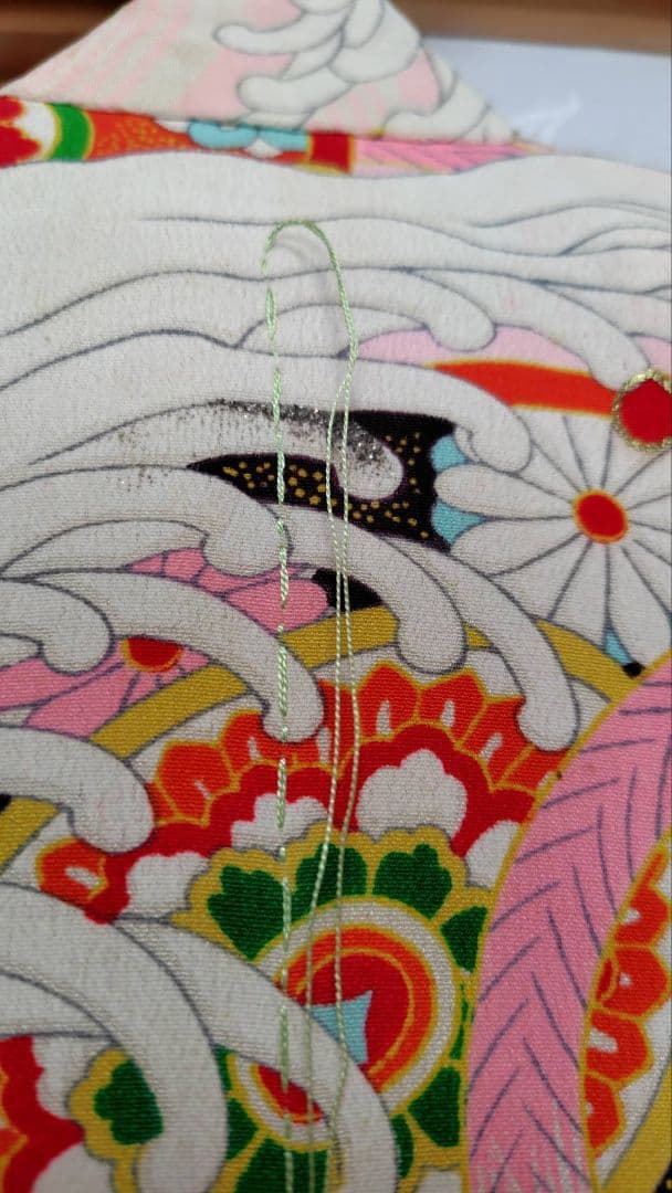 RK408アンティーク子供着物着丈94センチ裄丈40センチ正絹美品