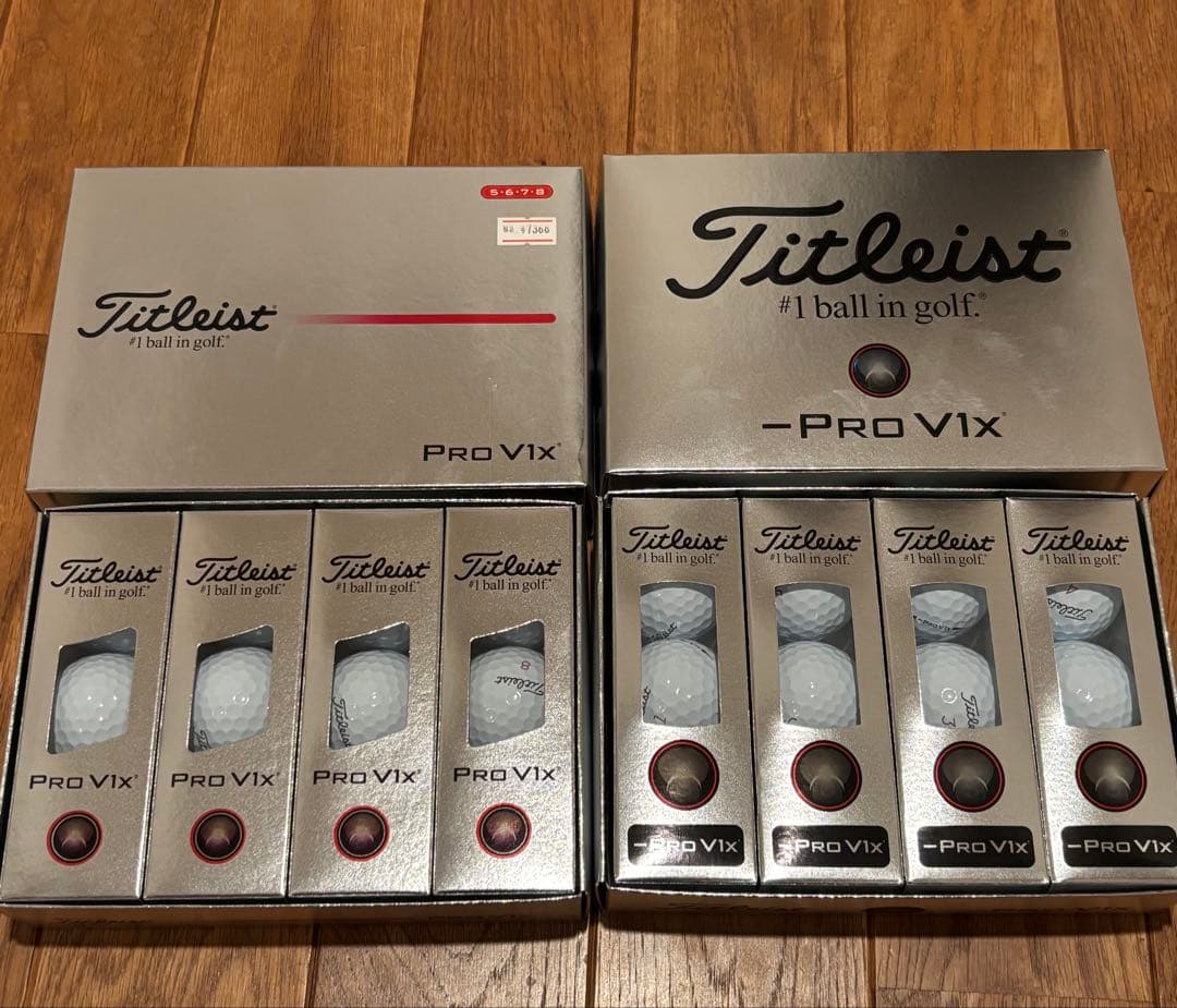 Titleist Pro V1X ゴルフボール 12個入り 2箱セット