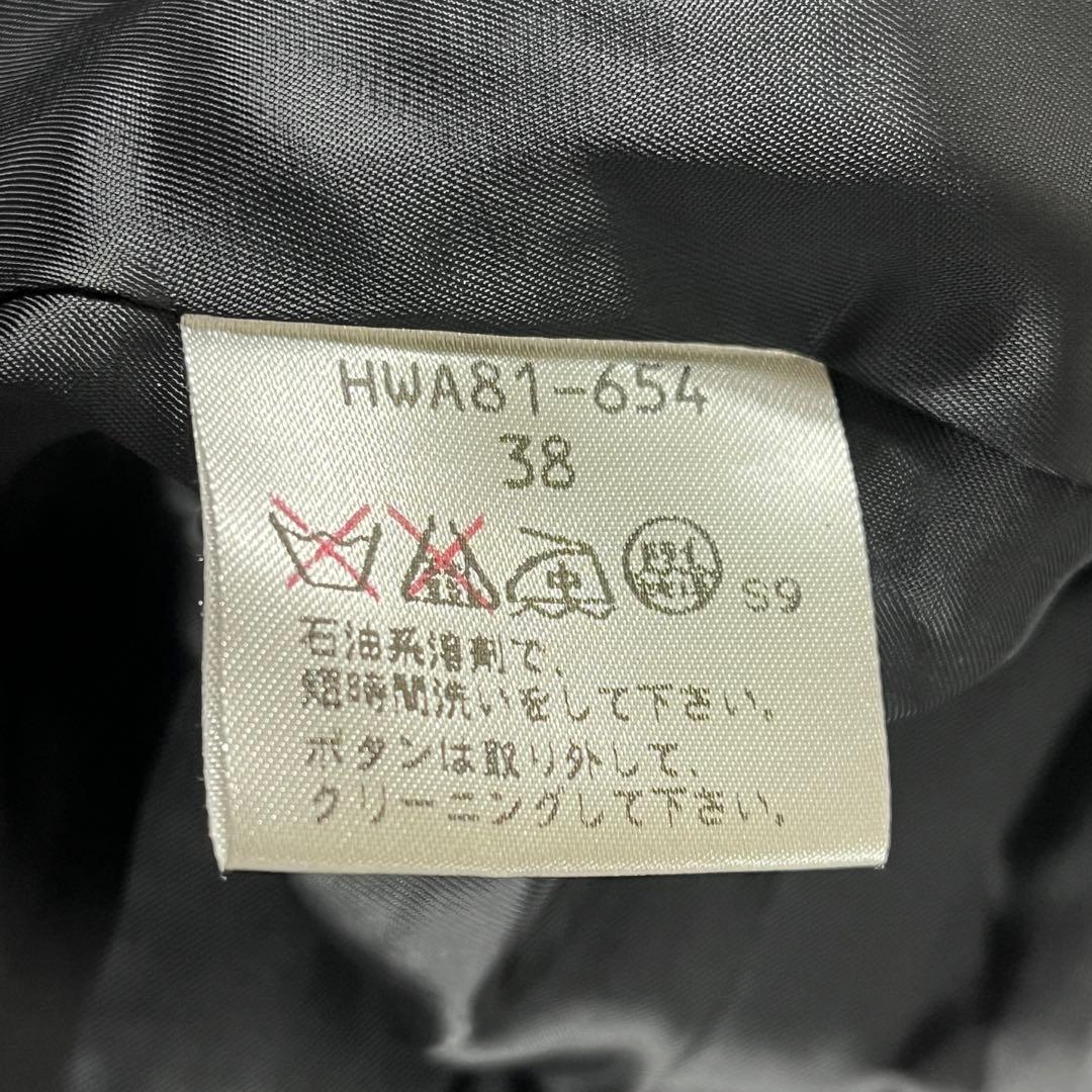 ✨極美品 イヴサンローラン ダブル コート モヘア混 金ボタン ブラック