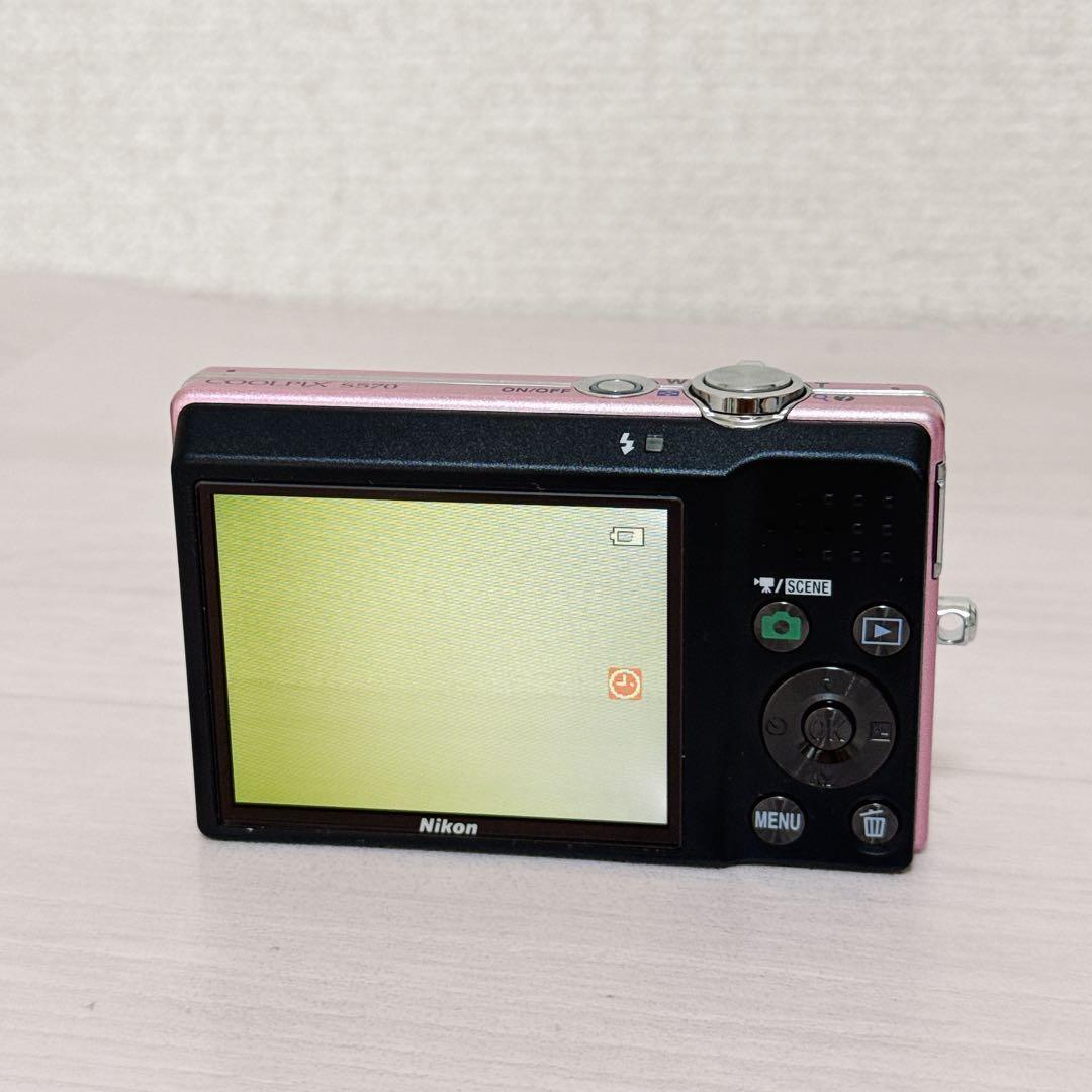 2471【希少品】Nikon ニコン COOLPIX S570 ピンク