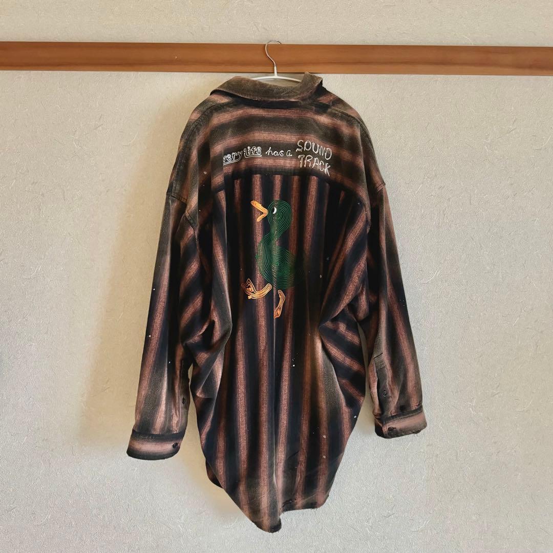 【Maison MIHARA】Ombre Stripe Shirt size38