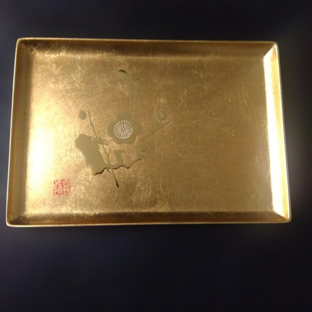 金箔工芸品　トレイ　ヴィンテージ