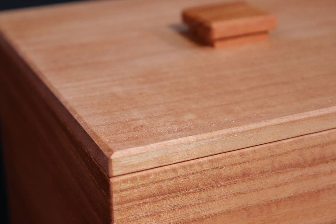 【新米の美味しさ長続き】【5キロ用】【米びつの最高峰】柿渋塗り桐米びつ