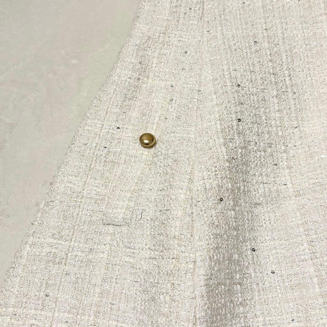 Apuweiser-riche フレアツイードジャンスカ 希少サイズ2,tall