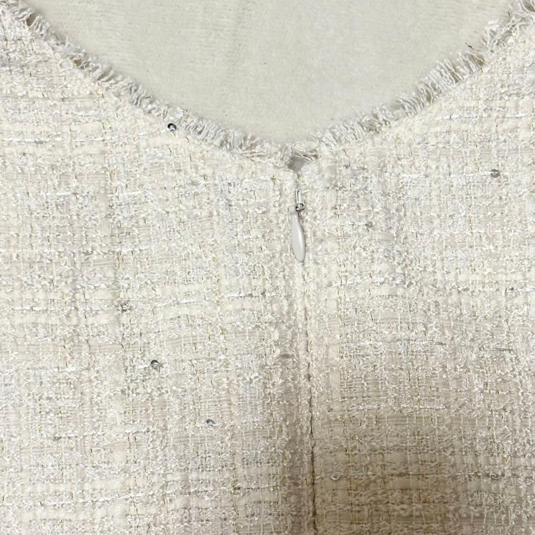 Apuweiser-riche フレアツイードジャンスカ 希少サイズ2,tall