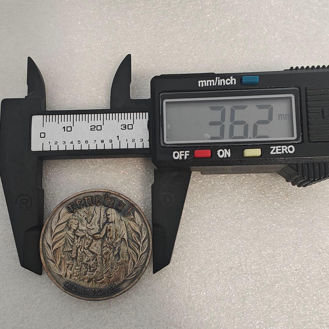 レア 純銀 ミサワホーム 記録更新 記念メダル 約24.5g t0203