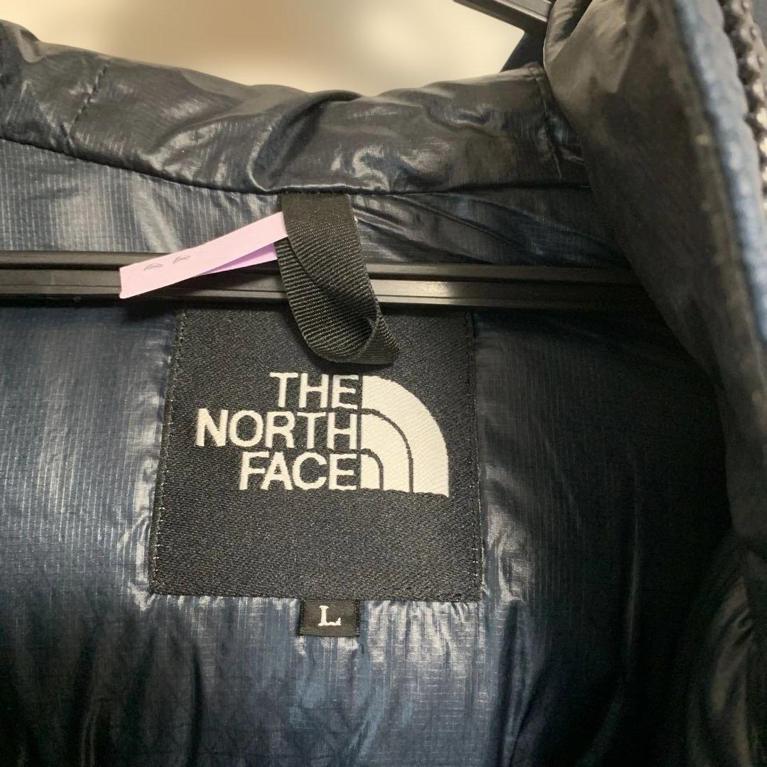 THE NORTH FACE フード付きダウンジャケット L ネイビー