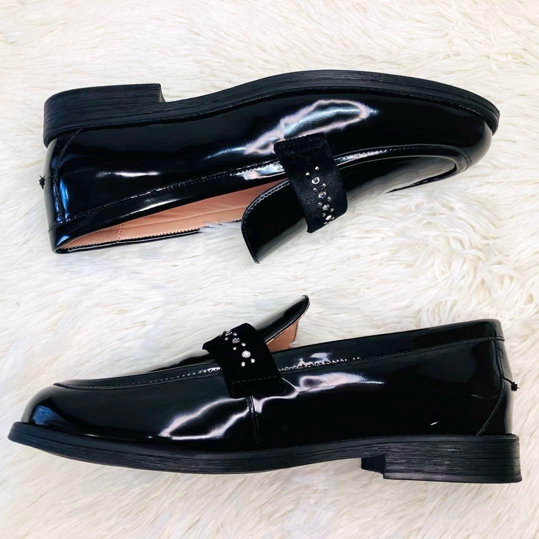 【極美品】COLE HAAN 7.5Bコールハーンスタッシ エンブリッシュド