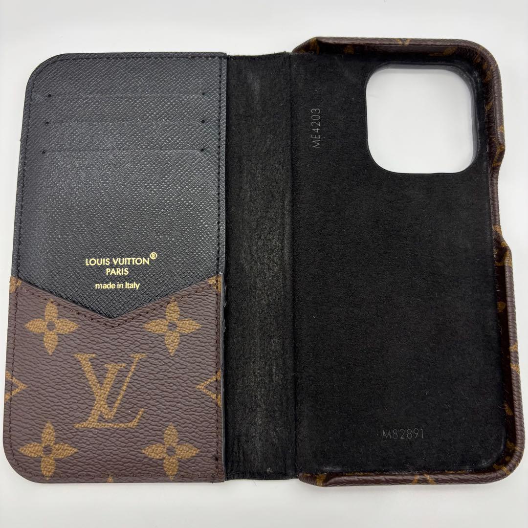 ルイヴィトン iPhone15 Pro スマホケース モノグラム フォリオ
