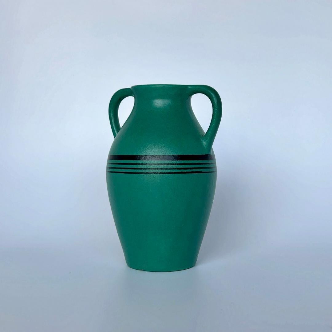 フラワーベース　アールデコ　オランダ陶器　花瓶　ゴーダ　アールヌーボー