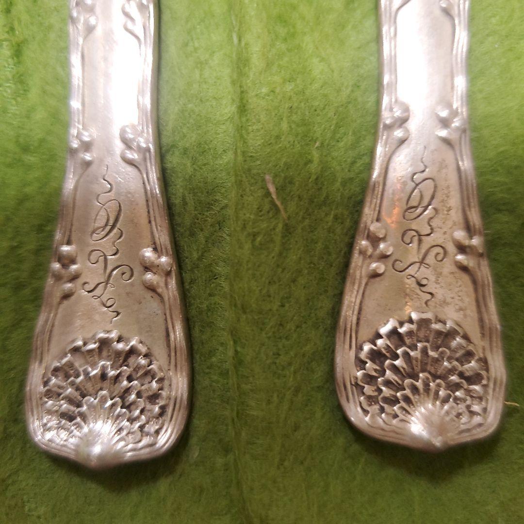 ティファニー　銀製スプーン　Wave Edge　アンティーク　TIFFANY　6