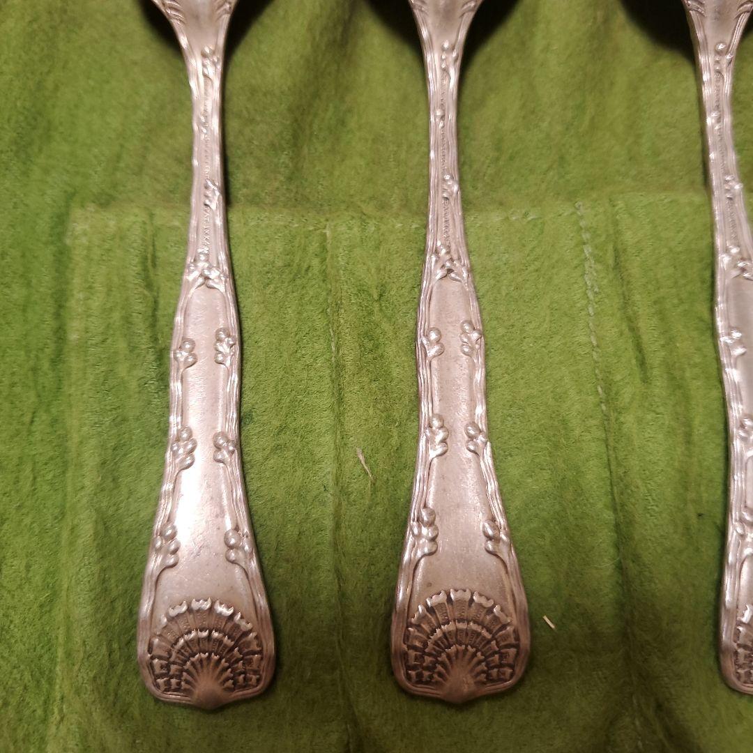 ティファニー　銀製スプーン　Wave Edge　アンティーク　TIFFANY　6