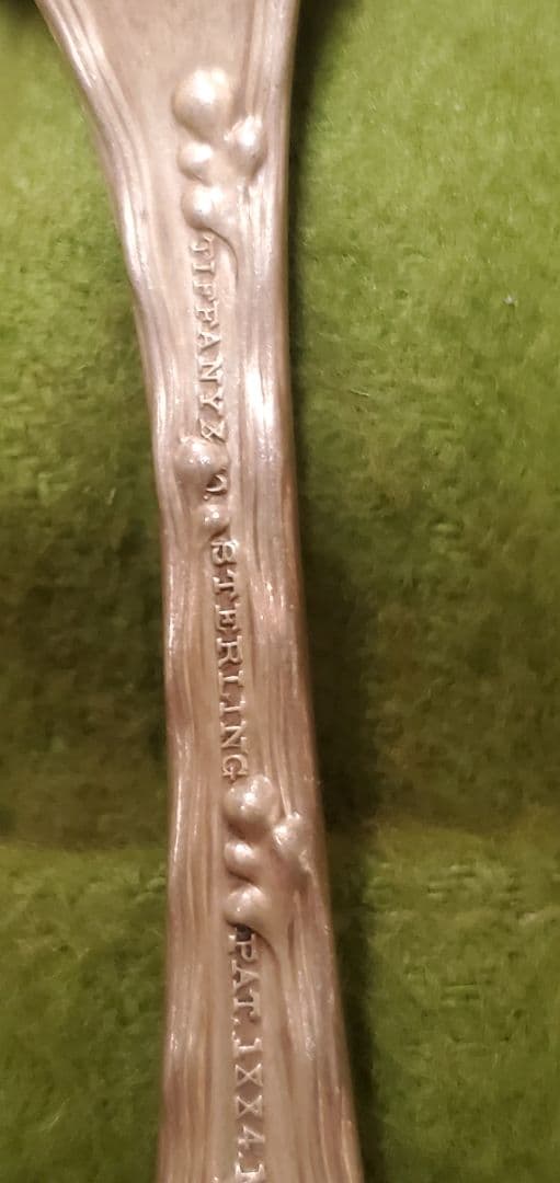 ティファニー　銀製スプーン　Wave Edge　アンティーク　TIFFANY　6