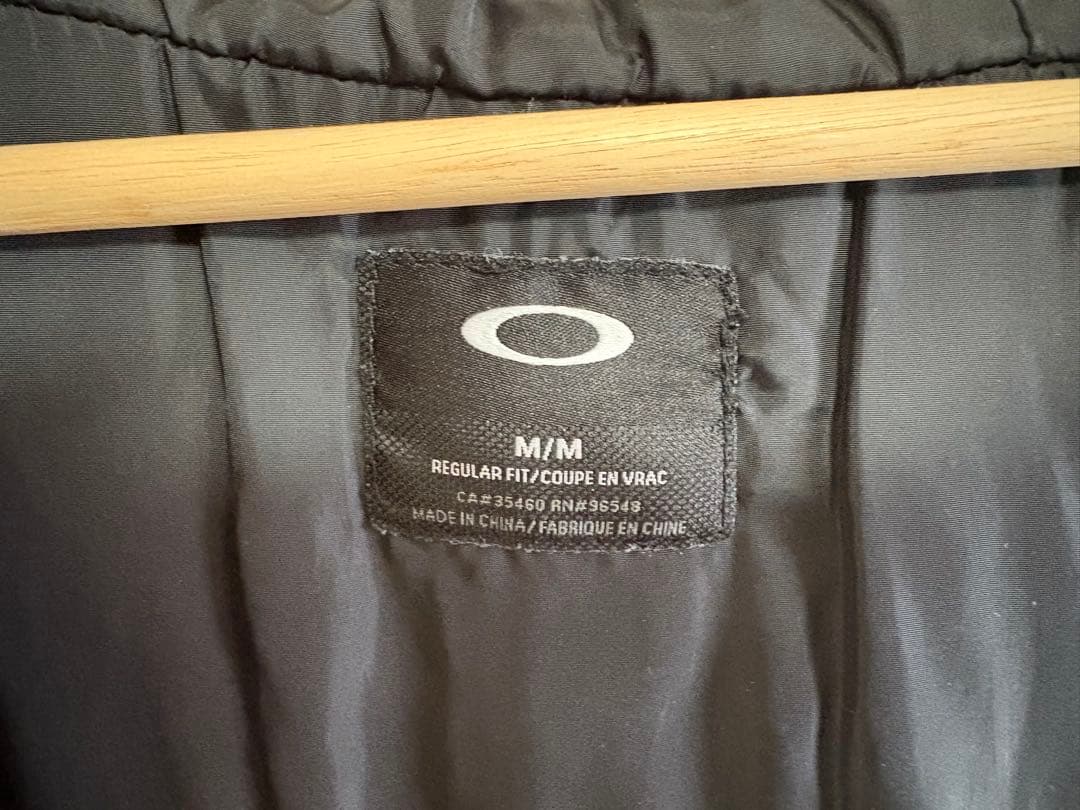 オークリー　ナイロンジャケット　Mサイズ　ブラック