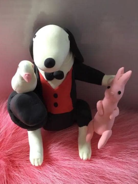 ️❤️️エンジェルクレイ「犬の手品師」粘土細工❤️新品未使用