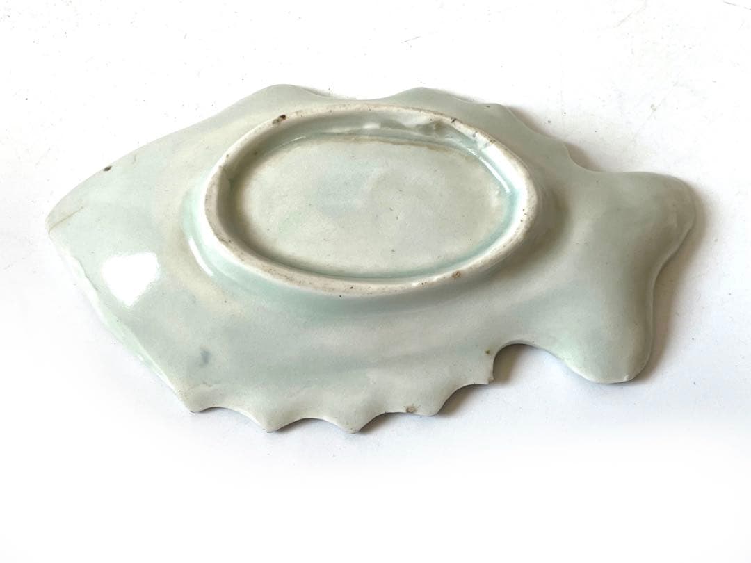 骨董　アンティーク　古伊万里　染付　魚形　変形皿　豆皿　魚皿　箸置き