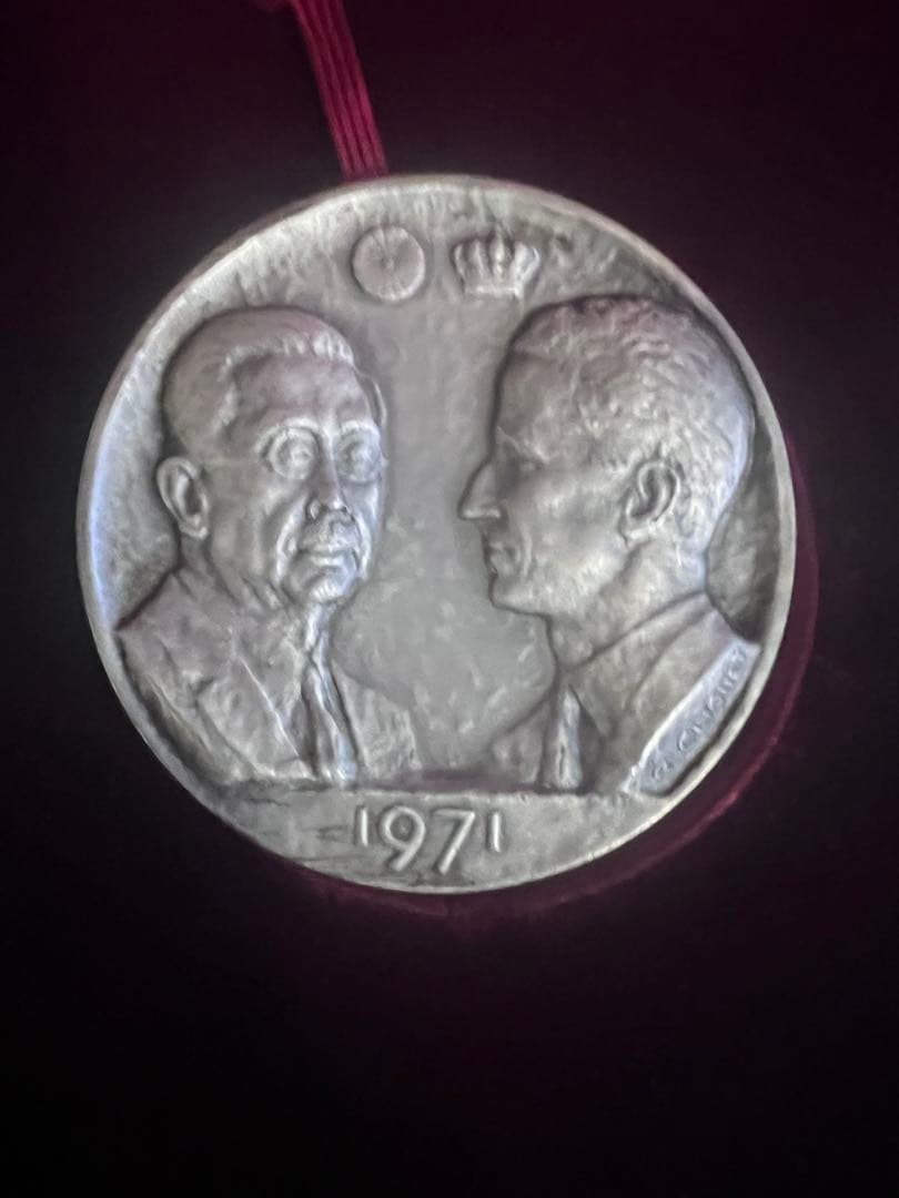 【純銀】　昭和天皇 1971年 記念4点セット