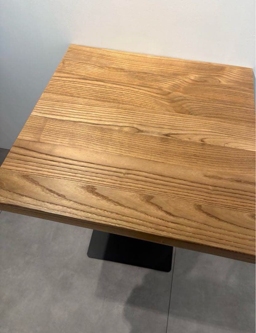 Coco　カフェ倒産品！ナチュラルウッド正方形テーブル③