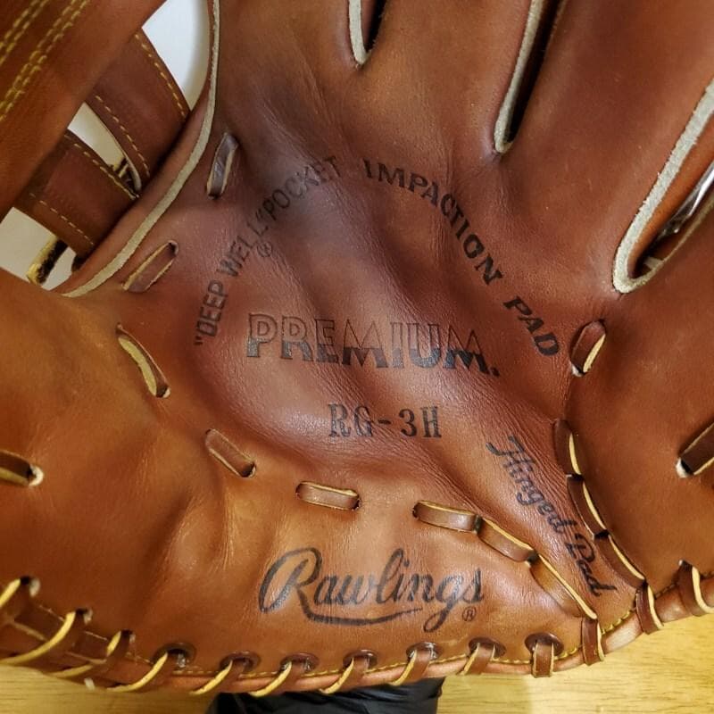 ローリングス プレミアム アシックス時代 当時上位グレード 外野用 軟式グローブ